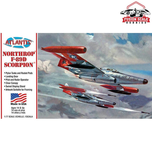 Atlantis Model Northrop F-89D Scorpion with Swivel