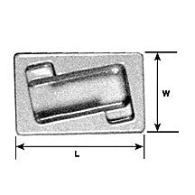 Plastruct White Polystyrene Rectangular Hot Tub (1 per pack)