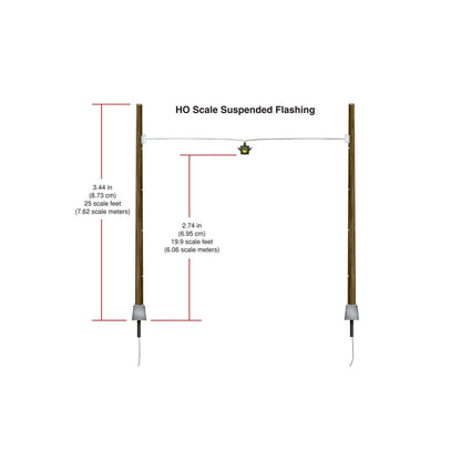 Woodland Scenics HO Scale Suspended Flashing Lights