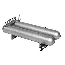 Plastruct N gauge Twin LP Gas storage Tanks Model Kit