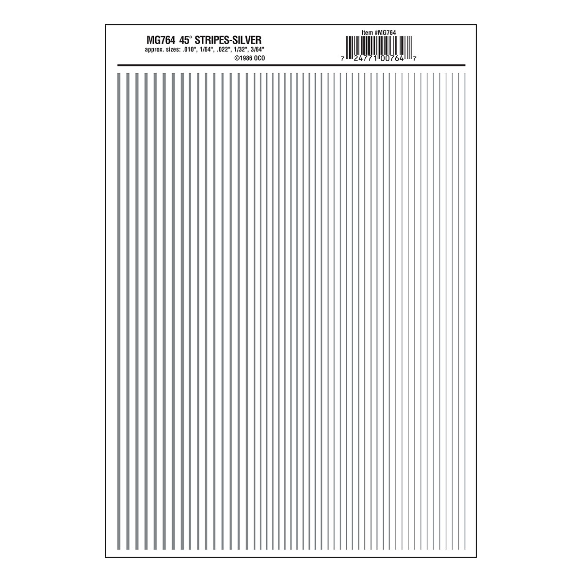 Woodland Scenics Stripes/silver