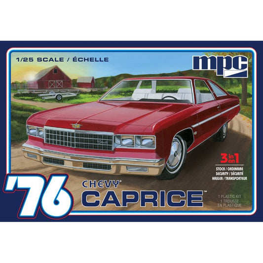 MPC 1976 Chevy Caprice w/Trailer 2T Skill 2