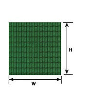 Plastruct HO gauge Red Ridge Clay Tile  Sheet 12" x 7" (2 per pack)