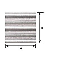 Plastruct G gauge  White Corrugated Siding 11 x 7" (2 per pack)