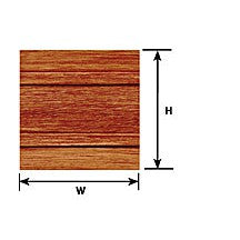 Plastruct Dollhouse Beige Board and Batten 14" x 24" (1 per pack)