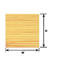 Plastruct 1/16" Beige Wood Planking Sheet 24" x 7" (1 per pack)