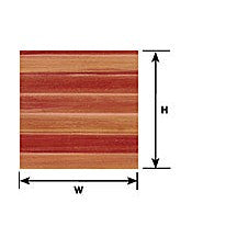 Plastruct 1/4" White Wood Planking Sheet 24" x 7" (1 per pack)