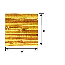 Plastruct Dollhouse Scale Elm Wood Paneling Paper Sheet 7-1/2" x 10" (1 per pack)