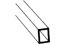 Plastruct 5/16" x 1/4" Polystyrene Rectangular Tubing 15" Length (5 per pack)