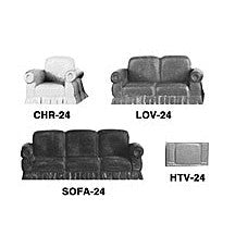 Plastruct Various Color Urethane Sofa (1 per pack)