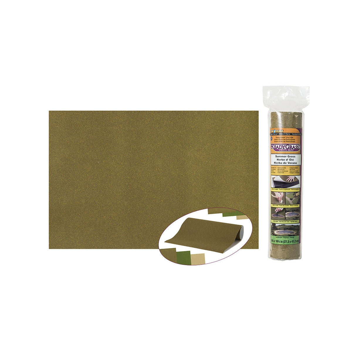 Woodland Scenics Summer ReadyGrass Sheet(11x16)