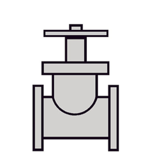Plastruct 5/16" Gray Butyrate Saunders Valve for TB-10 (5 per pack)