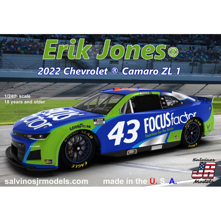 Salvinos JR Models GMS Racing Erik Jones 2022 Camaro - Primary Livery Model Parts Warehouse