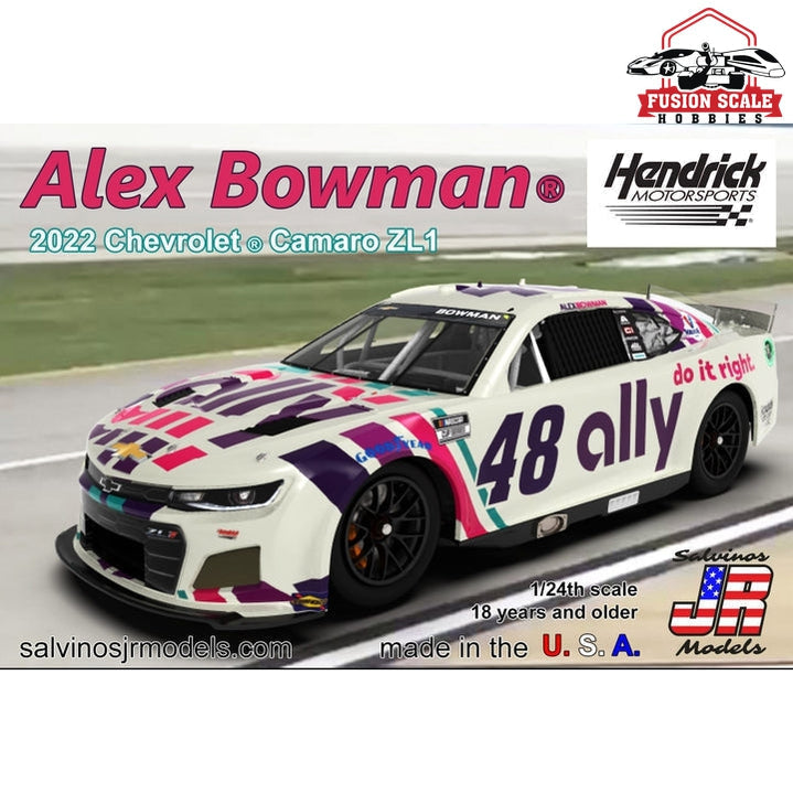 Salvinos JR Models Hendrick Motorsports Alex Bowman 2022 Camaro Model Parts Warehouse