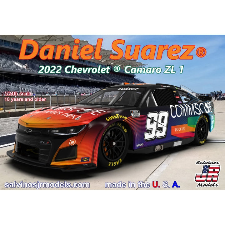 Salvinos JR Models Trackhouse Racing Daniel Suarez 2022 Camaro Model Parts Warehouse