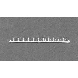 Plastruct Polystyrene Victorian Railing/Fancy Balcony Railing Trim 1/4"(6.3mm) x  3-1/2"(88.9mm) Length (1 per pack)