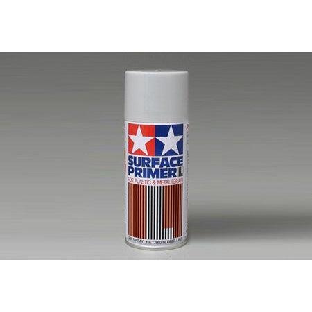 Tamiya Surface Primer Spray "L" Grey 180ml Can TAM87042 Model Parts Warehouse