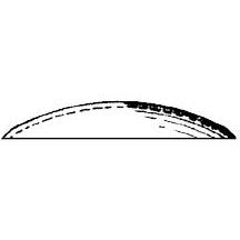 Plastruct 6" Clear Acrylic Dished Dome (1 per pack)