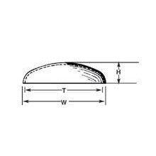 Plastruct 6"  Clear Acrylic  Hemispherical Dome (1 per pack)