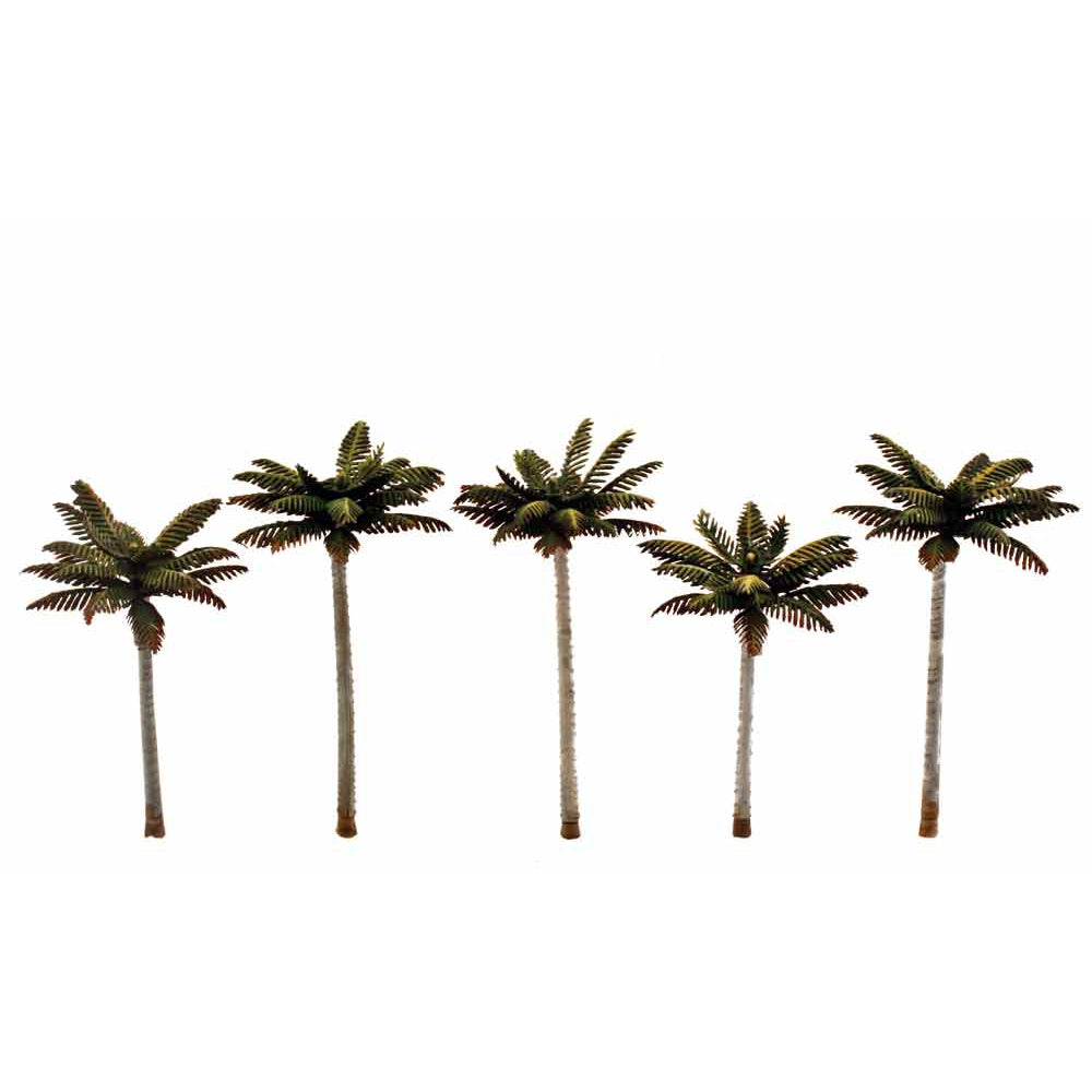 Woodland Scenics 3''-3 .75'' Small Palm Trees 5/pkg Model Parts Warehouse