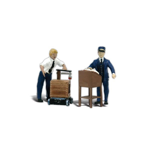 Woodland Scenics G Dedicated Depot Workers Model Parts Warehouse