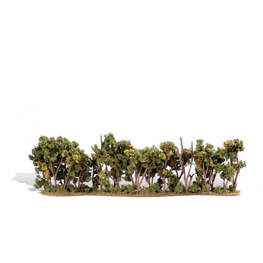 Woodland Scenics Hedge Row Trees 1'' - 2'' Model Parts Warehouse