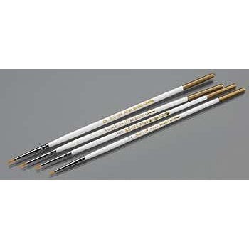 Atlas Brush Company 4pc Golden Taklon Detail Brush Set