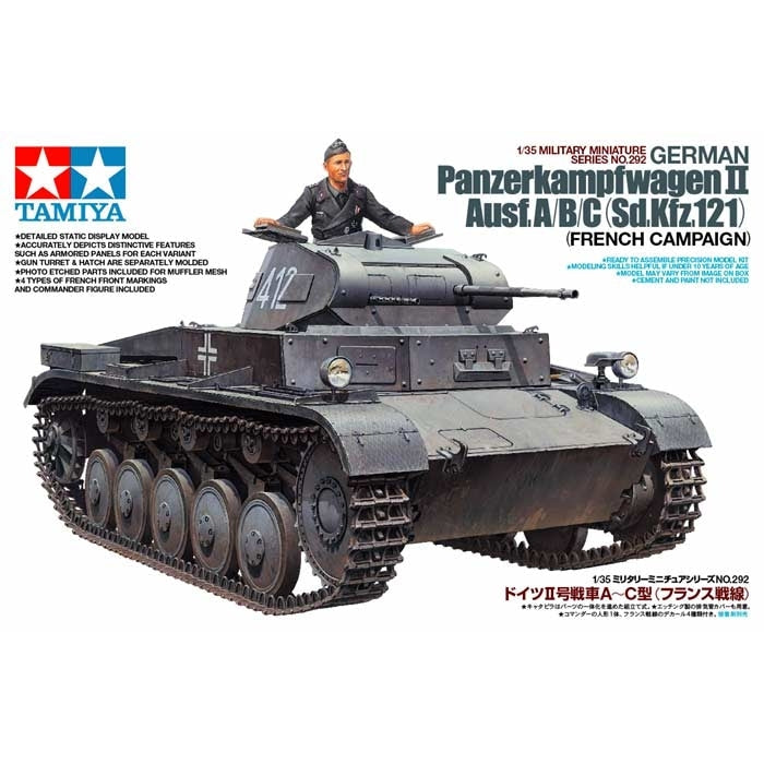 Tamiya 1/35 Panzerkampfwagen II Ausf.A/B/C