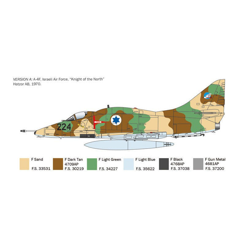 Italeri US Navy A-4E/F/G Skyhawk 1:48 Model Kit