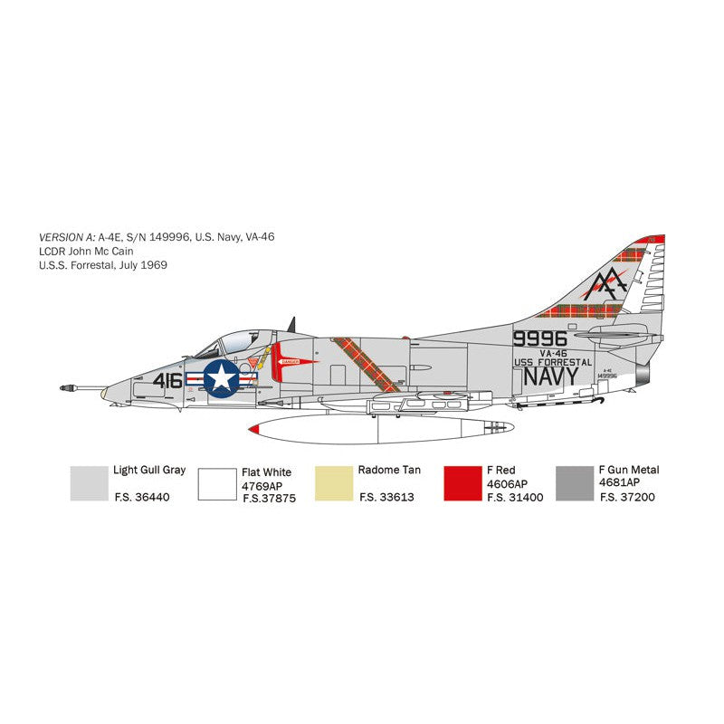 Italeri US Navy A-4E/F/G Skyhawk 1:48 Model Kit