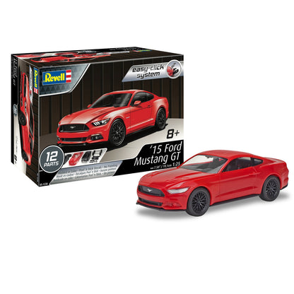 Revell 851238 1:25 Scale 2015 Mustang GT Level 2 Plastic Model Car Kit